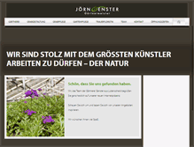 Tablet Screenshot of gaertnerei-genster.de